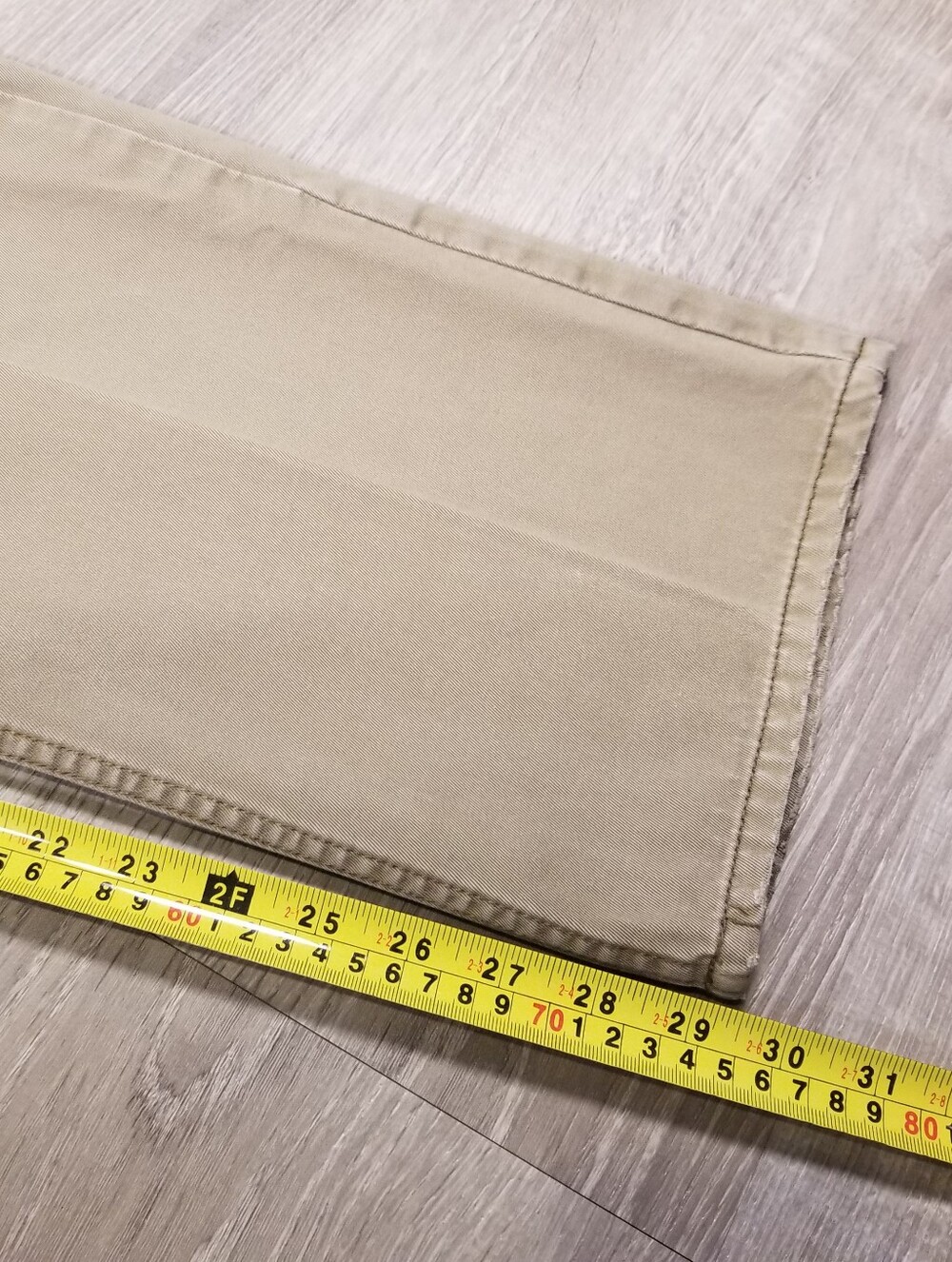 Vintage Polo Ralph Lauren Classic 867 Jeans Mens 33x30 Tan Khaki Retro Comfort - Picture 10 of 10